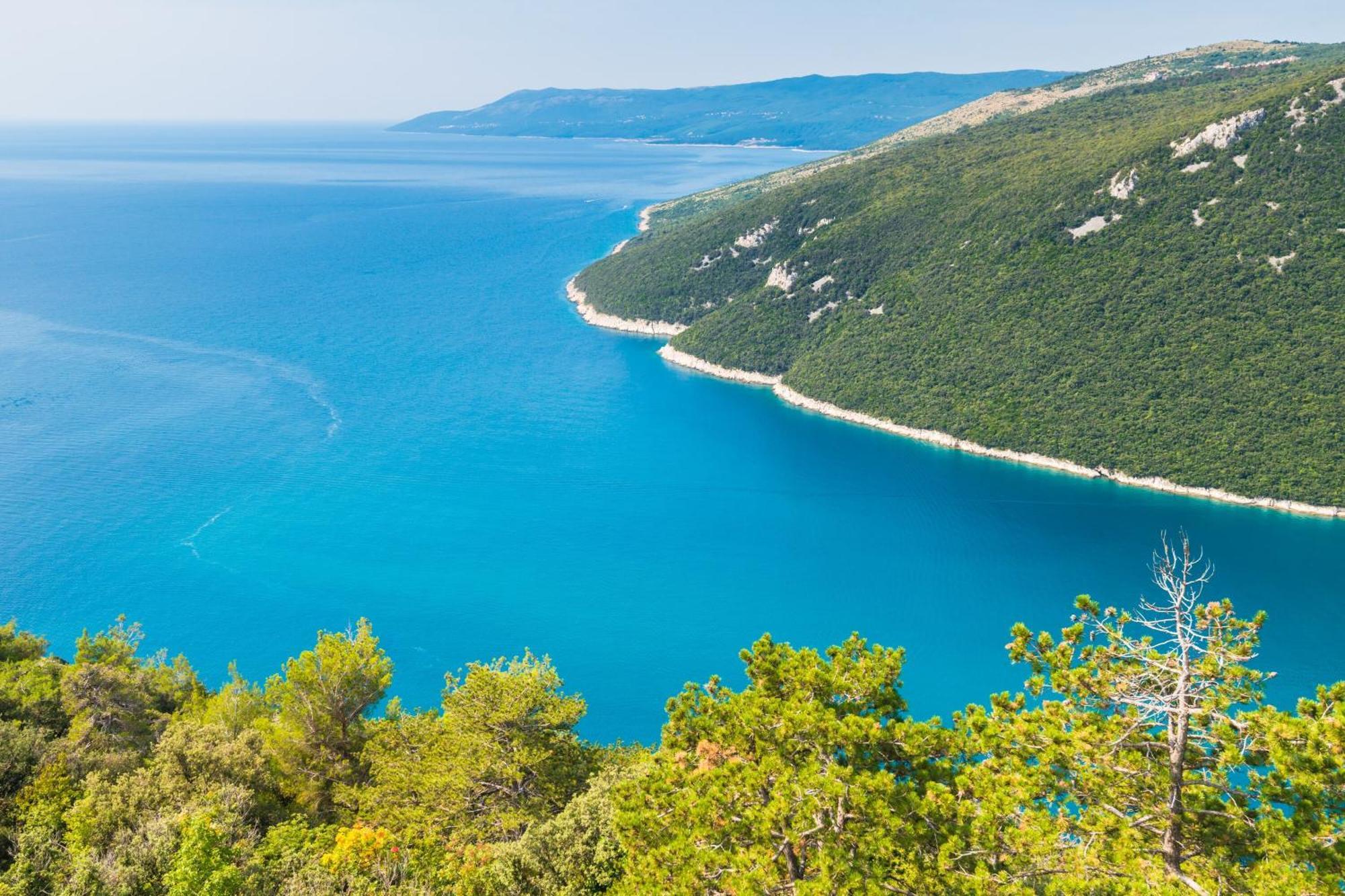 Seafront Villa Andrijana - Happy Rentals Пломин Екстериор снимка
