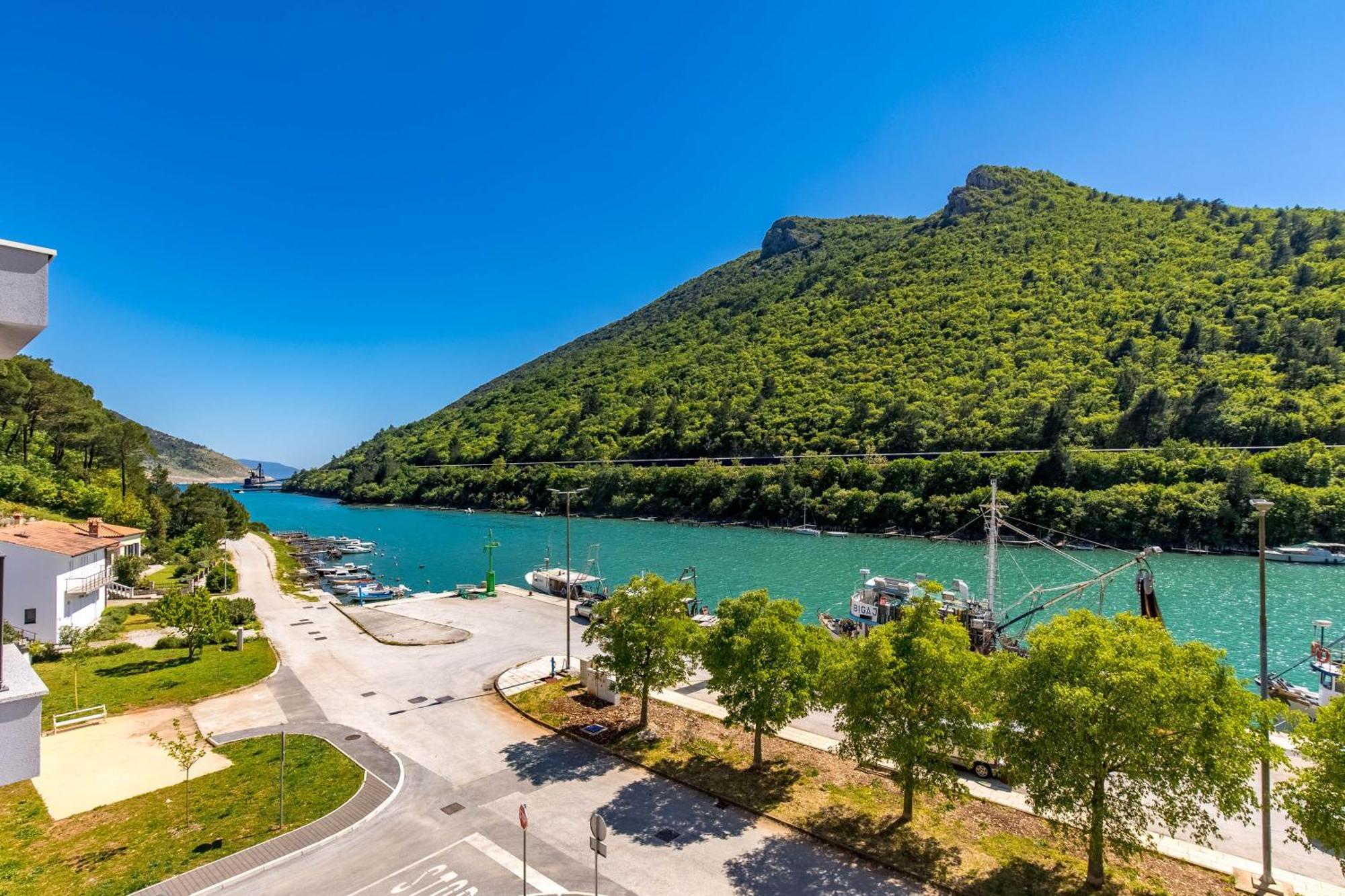 Seafront Villa Andrijana - Happy Rentals Пломин Екстериор снимка